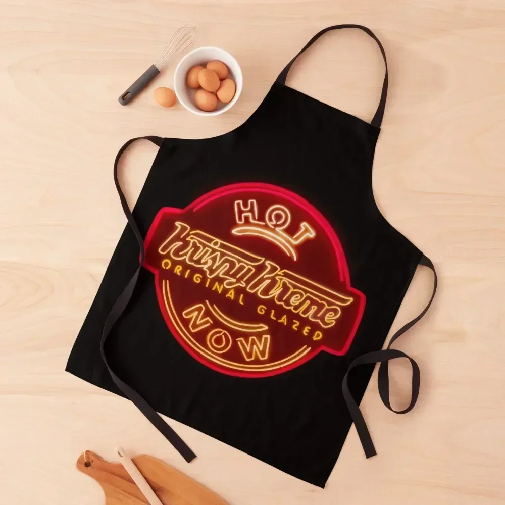 

Krispy Kreme Stickie Apron Customizable Woman Men gift Nursing Women's Dresses Apron