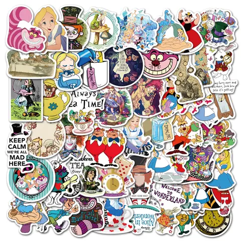 50/100 st. söta Disney-tecknade klistermärken prinsessan Stitch Musse Pigg dekal DIY skateboard telefon laptop anime klistermärke för barn leksak 10 best sales Disney 100 år - №7