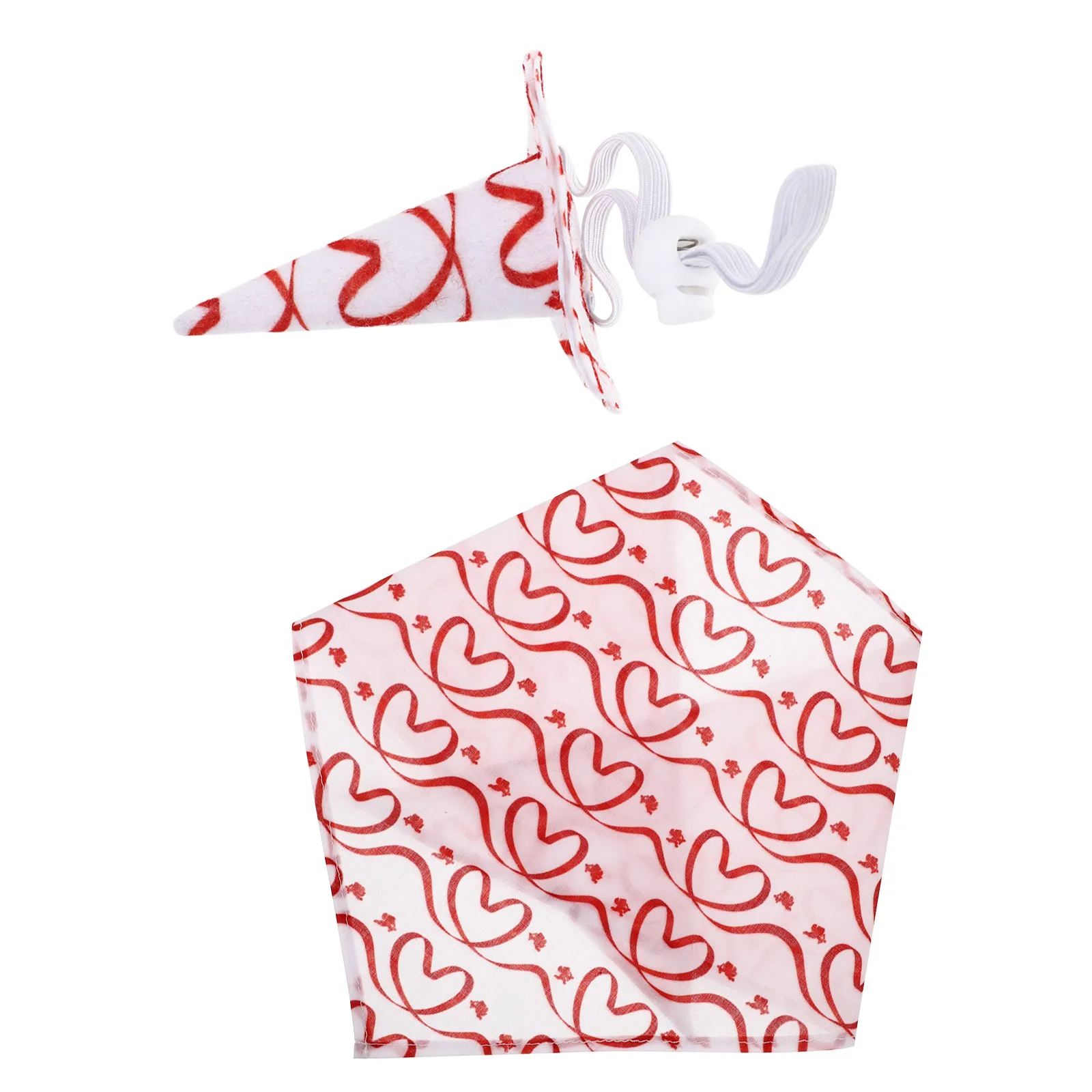 

1 set 1 Set Dog Hat Pet Accessories Valentine'S Day Bright Colorful Durable Party Outing Decoration Gift For Cats Dogs Pet Party