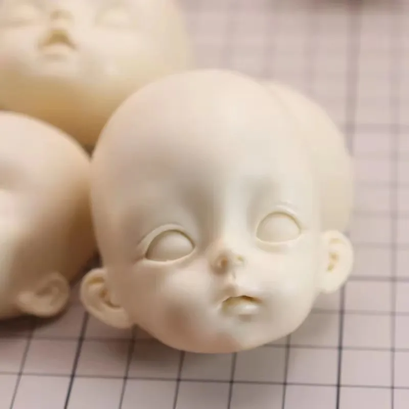 Doll Face Clay Mold Pottery Clay BJD 8/6/4 Doll face Silicone Mould Polymer Clay Doll DIY Tools Miniature Polymer Clay Mold