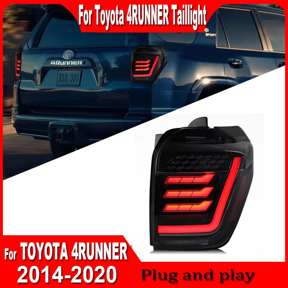 LED Tail Lights Assembly For Toyota 4Runner 4th Gen 4Runner 2014 2015 2016 2017 2018 2019 2020 Tail lamp Rear Lamp Assembly Pair