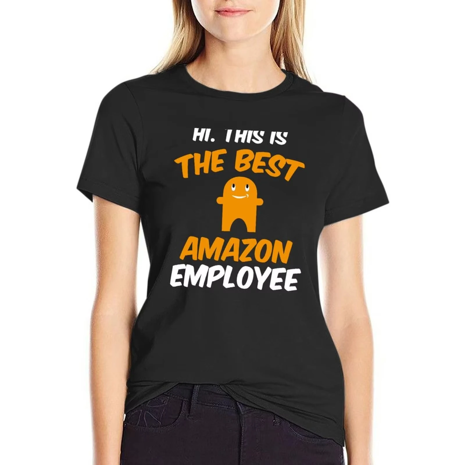Camiseta divertida de amazon empleado peccy, nuevo estilo, camiseta de moda, camisetas informales de verano, camisetas divertidas de viaje Unsiex, ropa de calle
