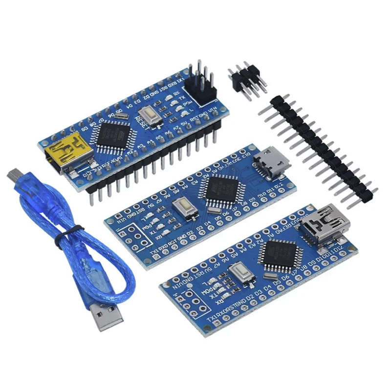 Nano Mini Type-C Micro USB With the Bootloader Arduino Nano 3.0 Controller for Arduino CH340 USB Driver 16MhzAtmega328