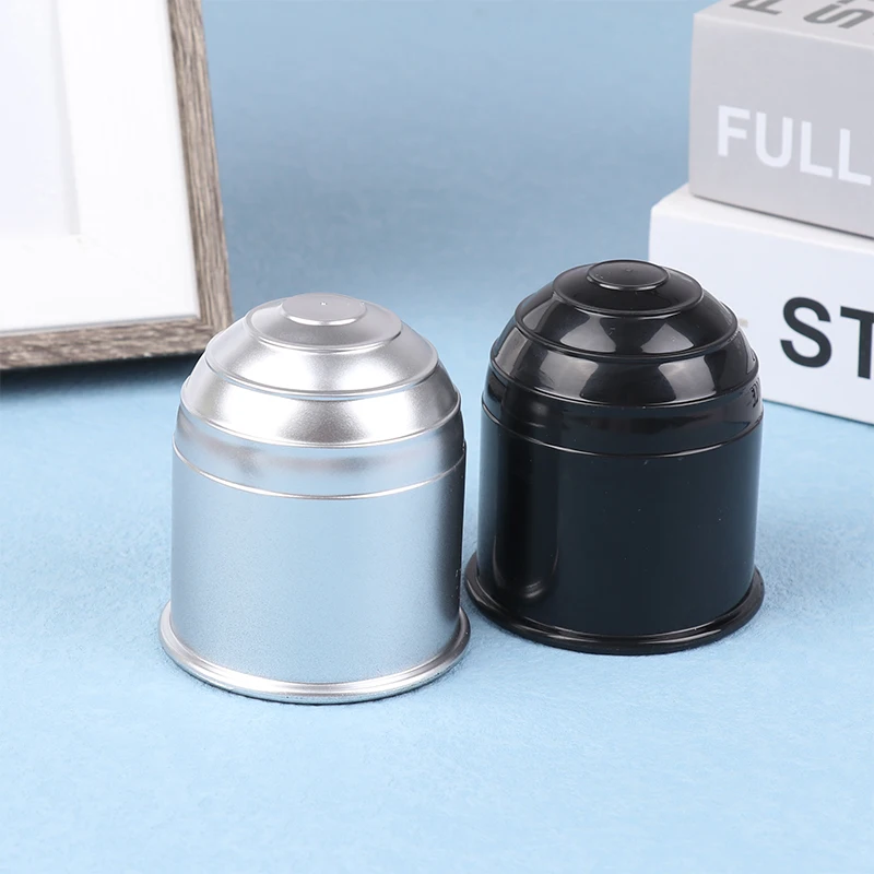 1PCS Car Vehicle Auto Tow Bar Ball Cover 50mm Simplicity Plastic Prevent Grease and Dirt Cap Hitch Caravan Protection Universal view 2