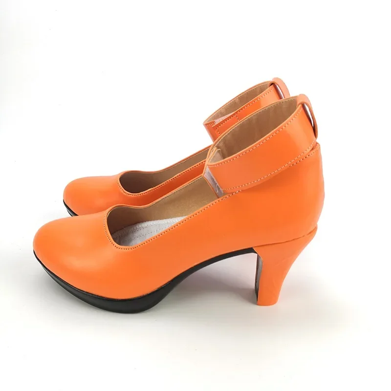 Zapatos de Cosplay de Anime Sailor Venus para niñas, botas de cuero PU con tacones altos, zapatos de fiesta de Halloween, talla 35-43, novedad