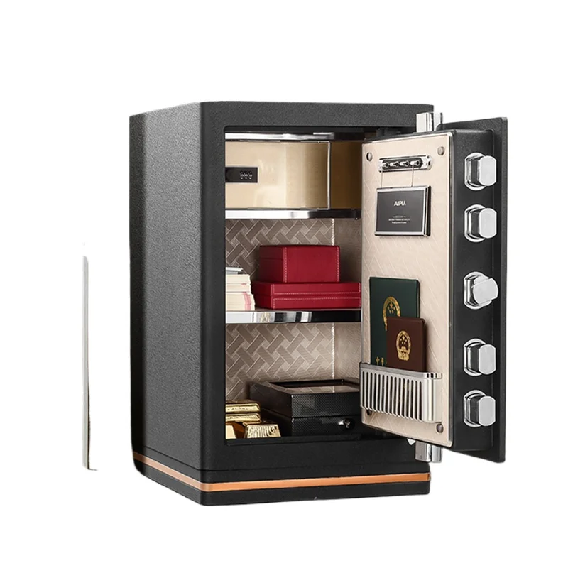 

Сейф, бытовой противоугонный сейф с паролем и отпечатком пальца, небольшой офис, сейф для хранения из нержавеющей стали