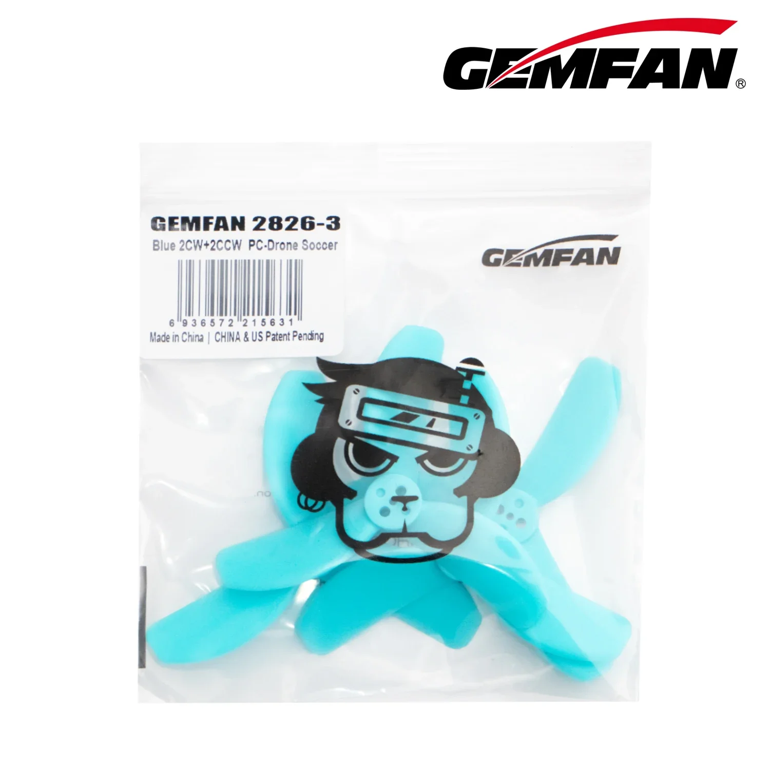 Gemfan 2826-3 accessoires 3 pales Mini hélice pour Drone football PC CW CCW RC pièces bricolage pour moteur 1205 4300KV