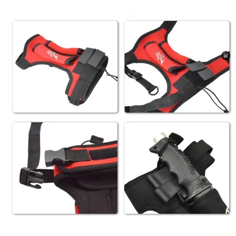 M5TC Neoprene Leg Sleeves Diving Leggings Knifed Set Adjustable Knifed Sheaths for Various Water Environment