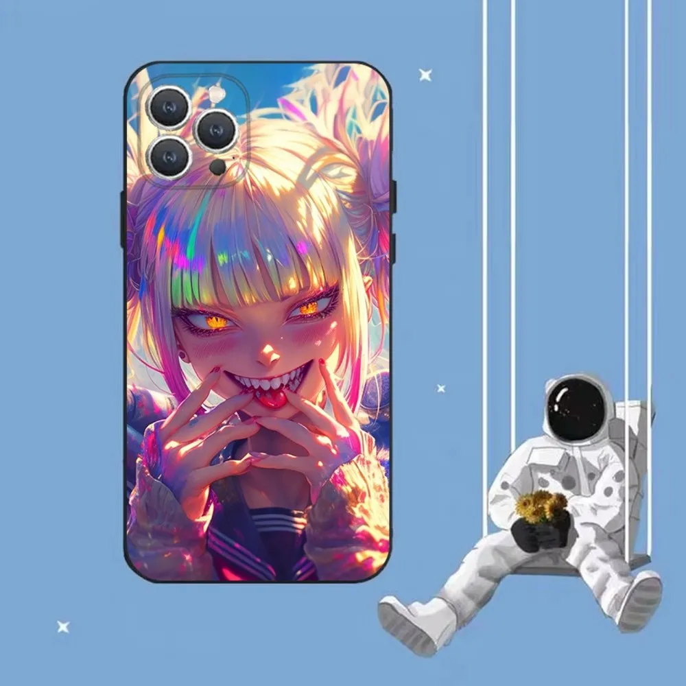 H-Himiko Toga Waifu  Phone Case For iPhone 16,15,14,13,12,Pro,Max,11,7,8,Plus,XR,XS Max Shockproof Silicone Soft Shell