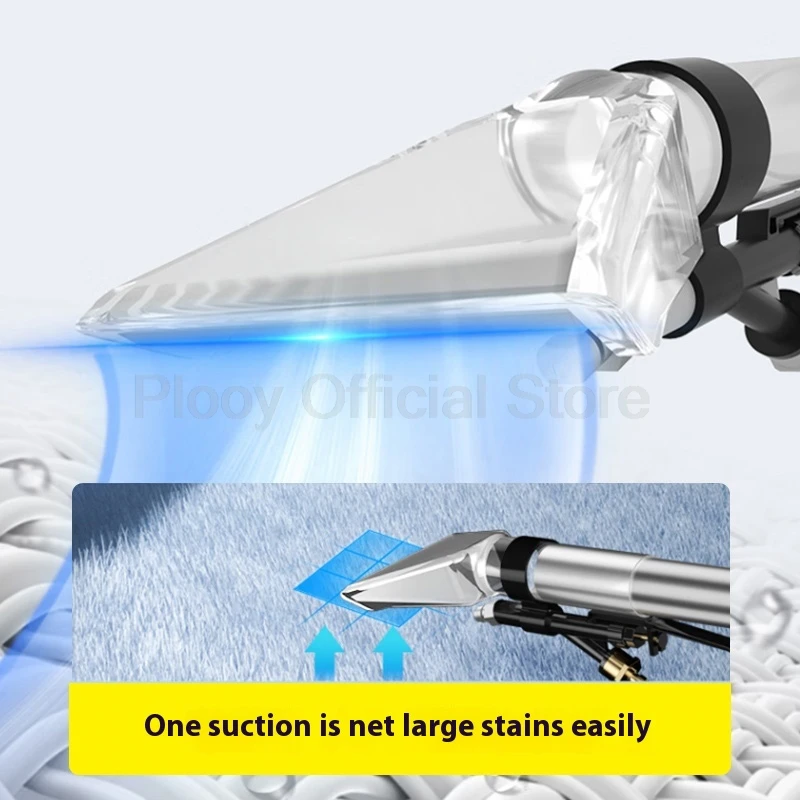 1500W Multi functional Carpet Sofa Cleaner Auto Carpet Mattress Steam Cleaner 14L Wet Dry Use For Home Commercial Deep Cleaning