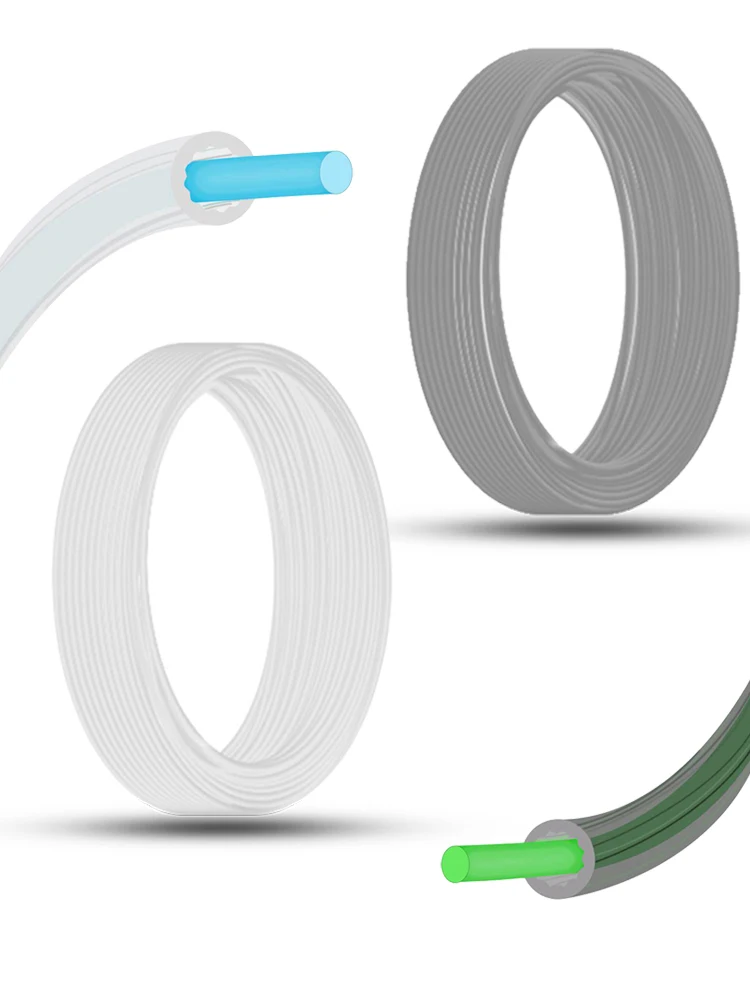 Rurka PTFE w kształcie gwiazdy, ultra gładka, o niskim współczynniku oporu, odporna na ciepło, 1.75mm, prowadnica filamentu do drukarek 3D Bambulab AMS Creality — zdjęcie produktu 7