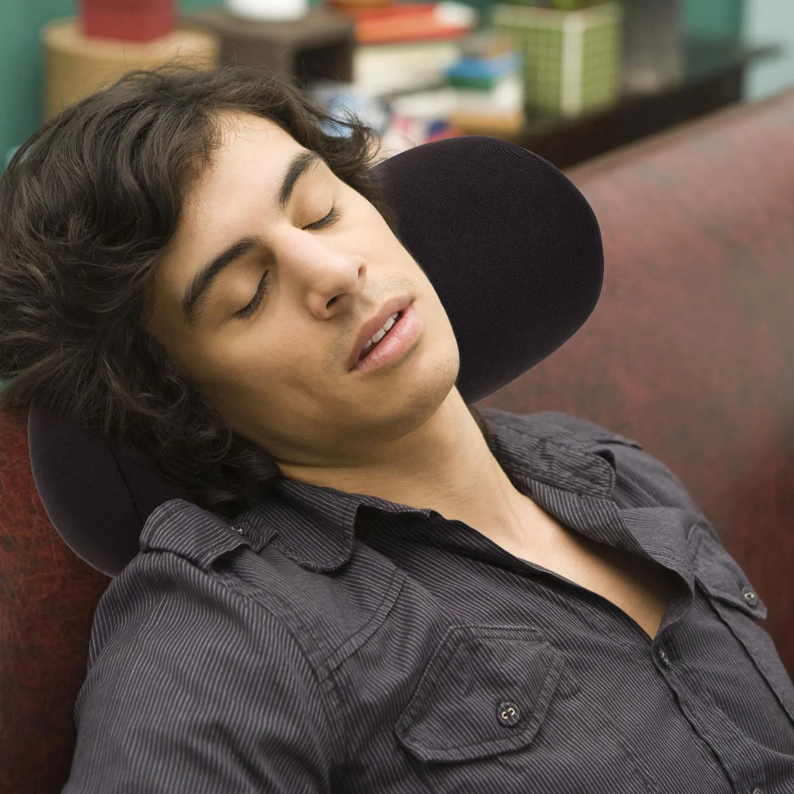 

Удобная подушка для шеи, дышащая поддержка шеи, многофункциональная подушка для рулона для путешествий и офиса, офисный аксессуар