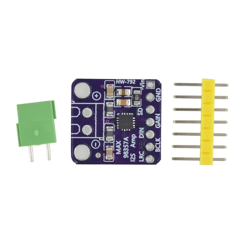 MAX98357 I2S 3W усилитель класса D, интерфейсный модуль DAC, декодер, аудиоплата без фильтра для Raspberry Pi и ESP32