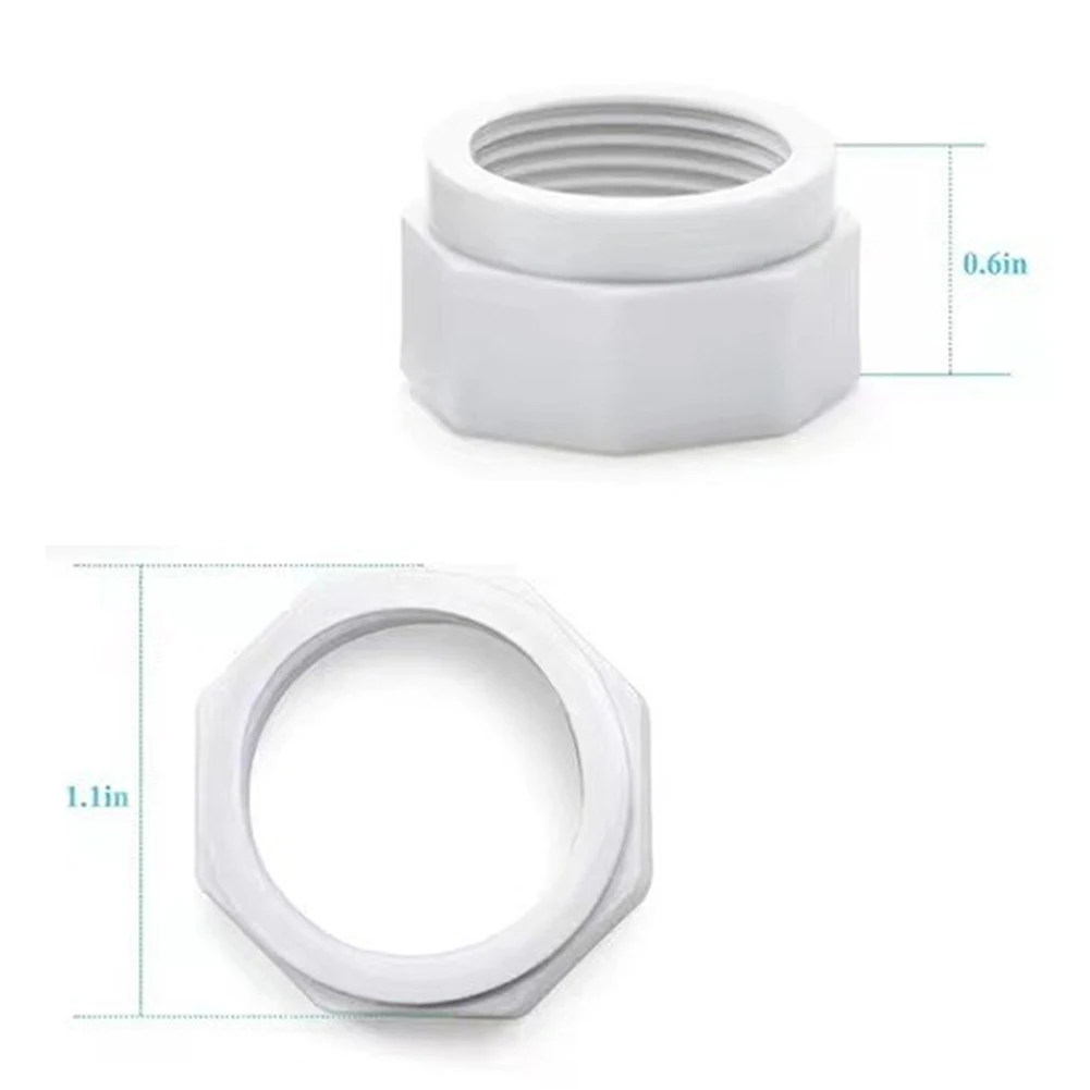 12X Screw Nuts Replacement for Polaris Pool Cleaner Inlet Hose Connector Fits Models 65 165 180 280 360 380 Hex Head Design