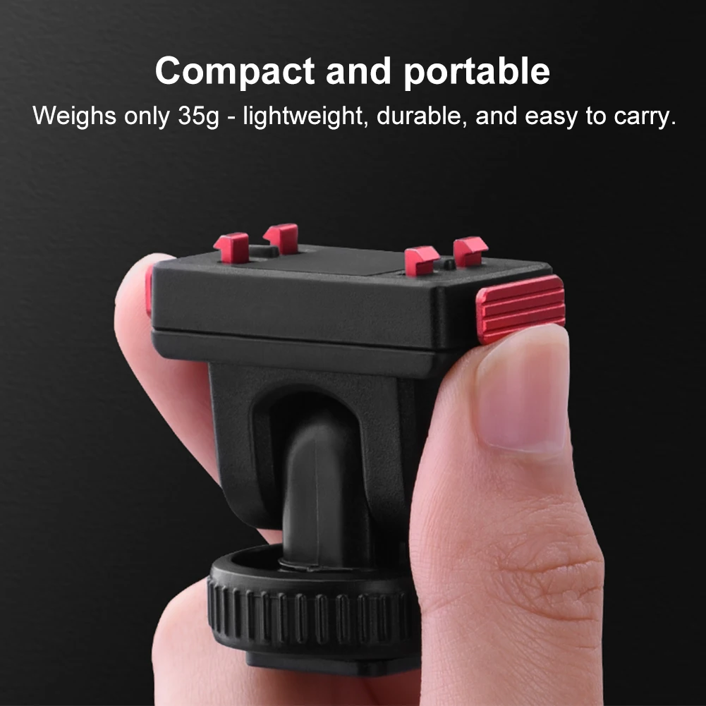 Soporte de placa de montaje de liberación rápida magnética, soporte de montaje de Base ajustable de expansión para Insta360 Ace Pro 2/Ace Pro/Ace