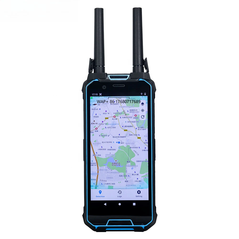 Handheld FPV Detector UAV Detection Positioning Equipment Passive Detection 100-6000MHz Pilot Tracking Security Protection