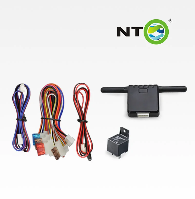 NTO 2 Way Car Alarm System Lcd Pager Display Remote Engine Start Universal Shock Sensor Alarm Security