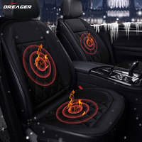 Universal Heated Seat Cover 12v Car Plug Auto Cushion Winter Electric Pad 24v Vehicle Front Warmer Mats Fit for Truck Suv Van