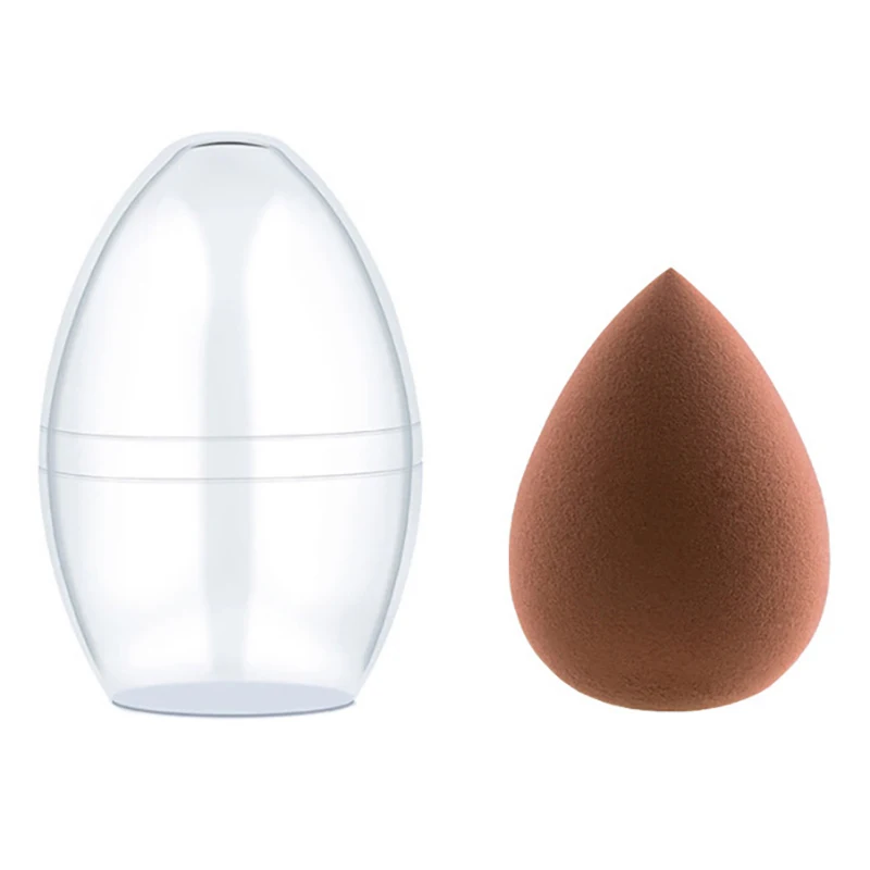 Beauty Egg Storage Box, Cosméticos Esponja Stand, Maquiagem Blender, Puff Holder, Vazio, Transparente, Stand, Ferramenta, 5Pcs