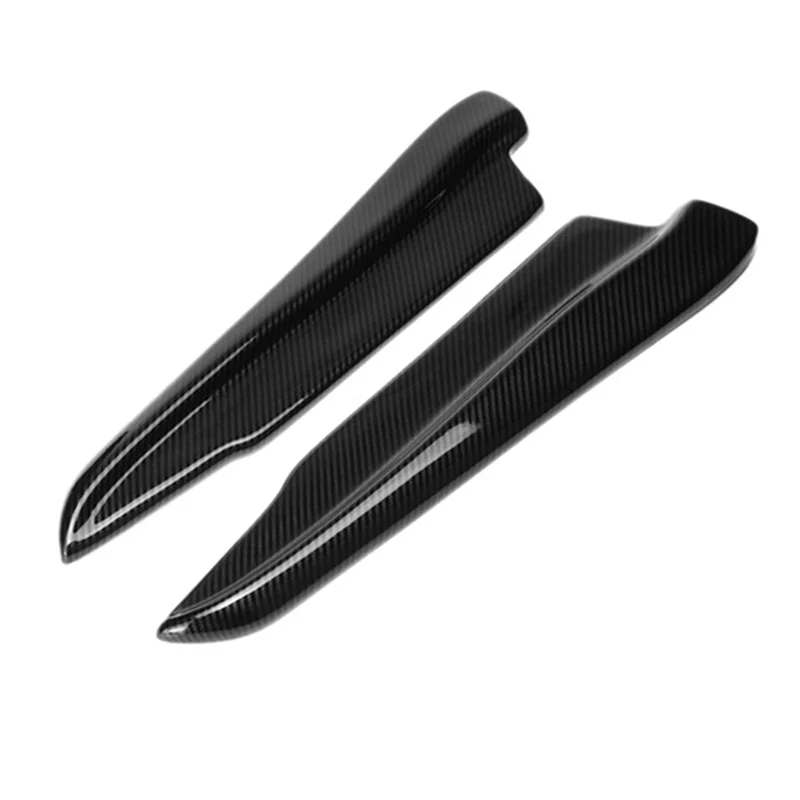 

A82E-Rear Bumper Lip Splitter Winglet Apron Extension Deflector For BMW E90 E91 E92 E93 M3 Car 52Cm Carbon Fiber Look