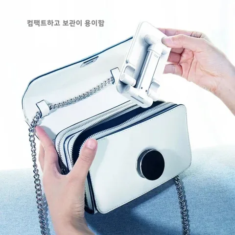 데스크탑 휴대 전화 홀더 화장 거울 디자인 접이식 스토리지 리프트 조절 가능한 높이 슈퍼 안정적인 범용 전화 스탠드