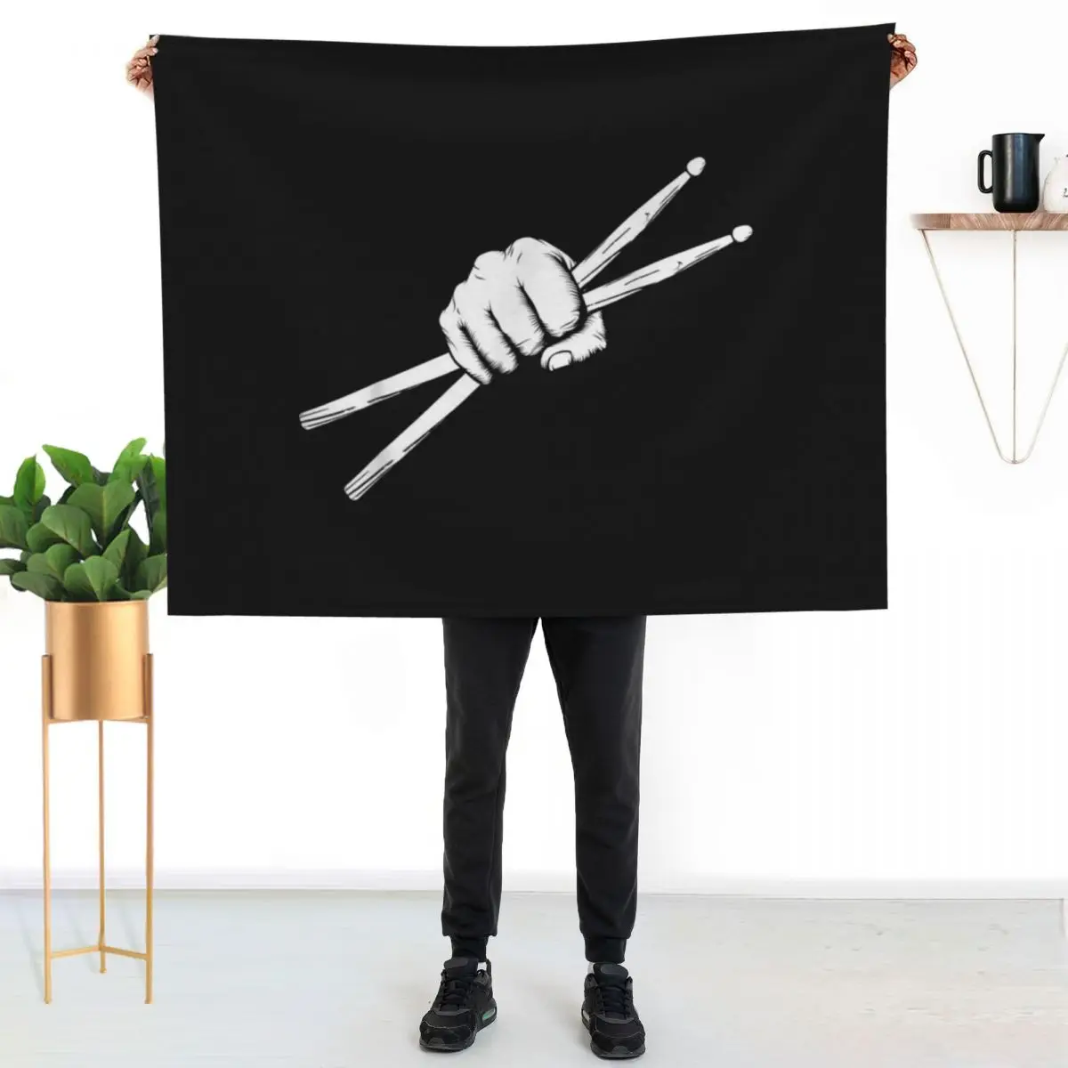 Drumsticks Drummer - Drumset Drums Gift Throw Blanket anime Winter beds Cute Luxury Throw Luxury Designer Blankets