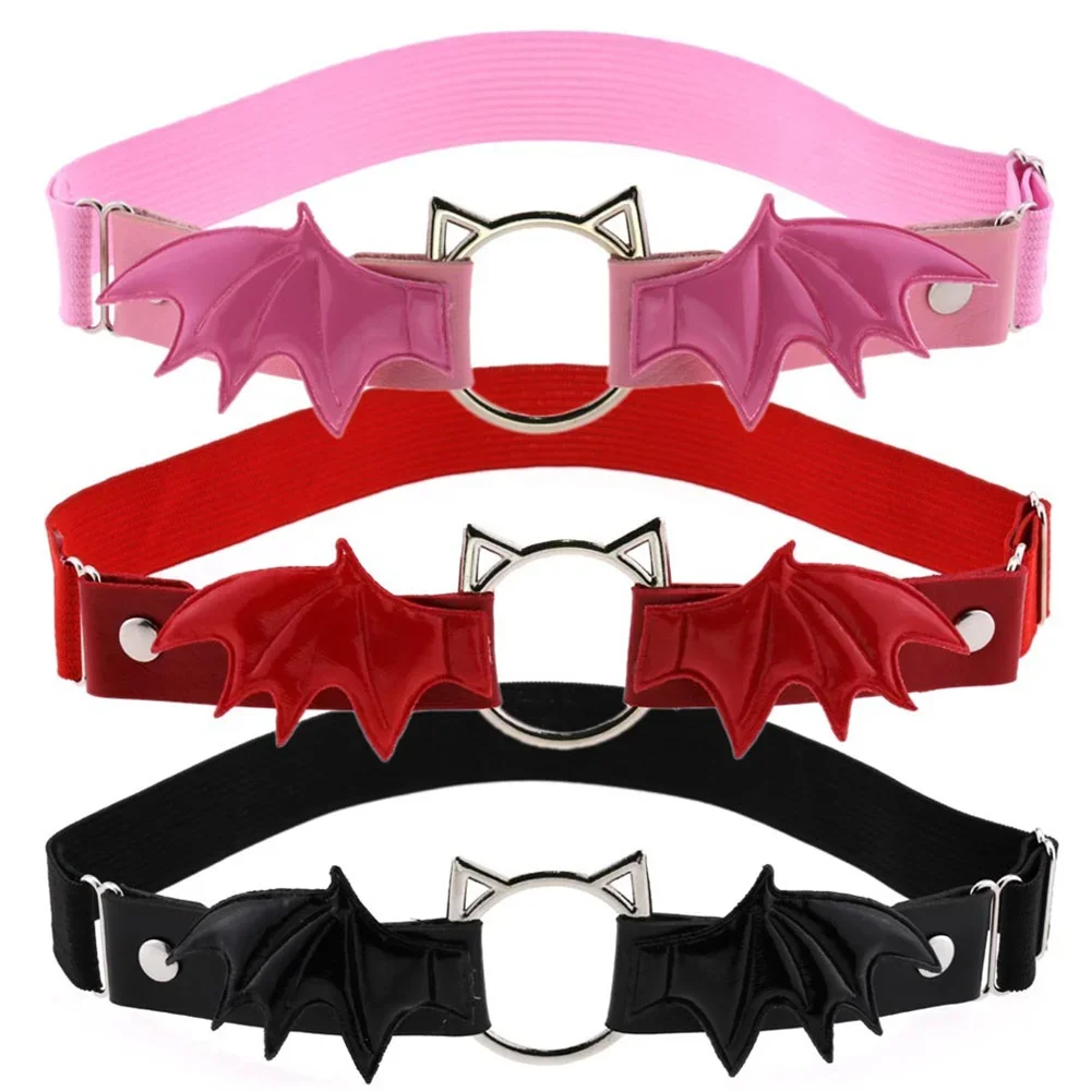 New Design Bat Wings & Cat Shaped Garters For Women, Elastic, Adjustable, Gothic Punk Style