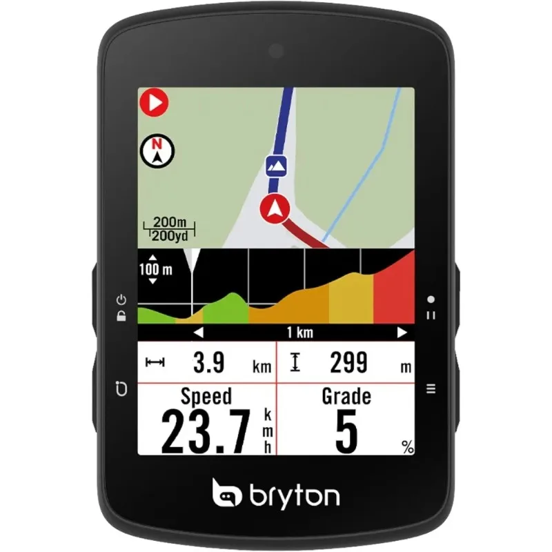 حار بيع. S510 شاشة LCD ملونة تعمل باللمس GPS للدراجة/ركوب الدراجات، خريطة الولايات المتحدة الأمريكية غير متصلة بالإنترنت، متوافقة مع رادار الدراجة