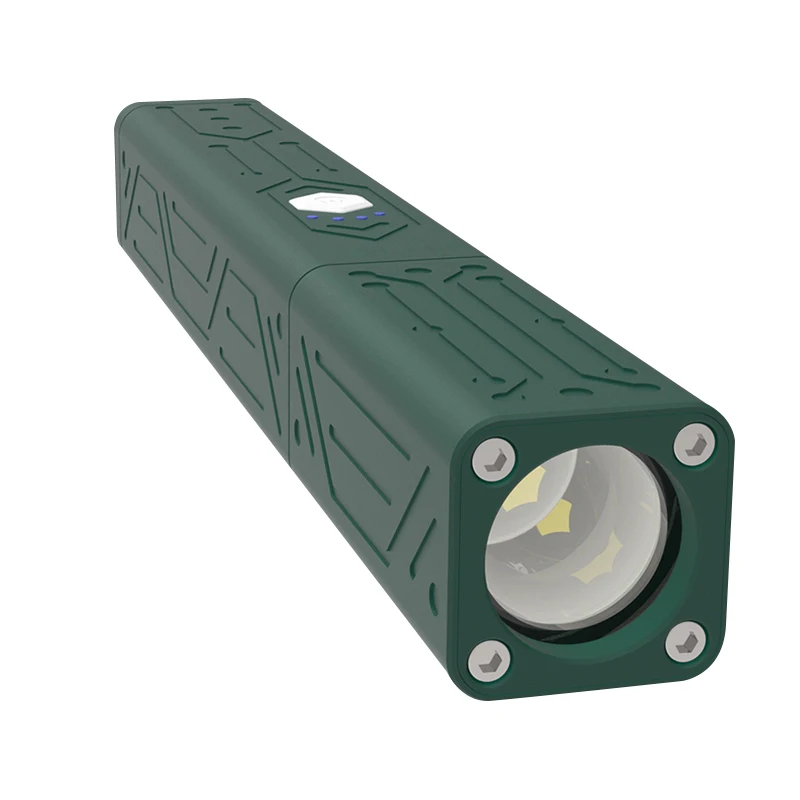 15W مصباح يدوي LED قابل لإعادة الشحن الشعلة مقاوم للماء ميزة سبائك الألومنيوم مصباح يدوي مقاوم للانفجار