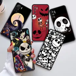 Case For Xiaomi Redmi Note 11 10 9 Pro 10S 9S 8 9A 9C 9T K40 K50 10C 8T 7 TPU Phone Cover Soft Funda Disney Jack Skellington Sac