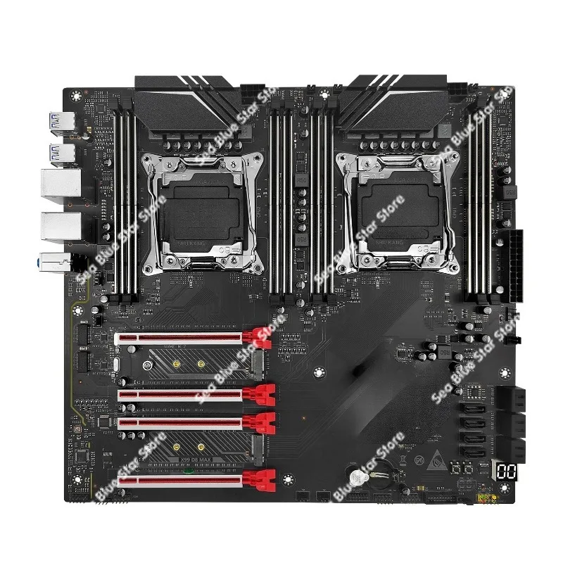 Brand new computer motherboard X99-D8-MAX motherboard DDR4E5V3/V4 multi-account x99 dual mainboard