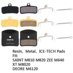 Bicycle Resin Metal Metallic ICE-TECH Disc Brake Pads For M8020 M6120 MT520 MT420 Saint M810 M820 ZEE M640 Brake Pads