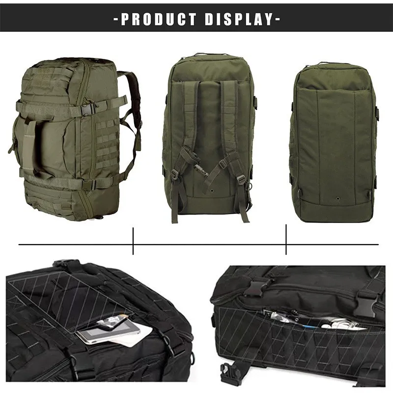 40L 60L 80L Waterproof Travel Bags Large Capacity Luggage Bags Men Duffel Bag Travel Tote Weekend Bag Duffel Bags image 3