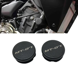 MT07 XSR700 Tracer700 Frame Hole Cover Caps Plug Decorative Frame Cap Set For Yamaha MT 07 Tracer 700 XSR 700 2013-2021 2020