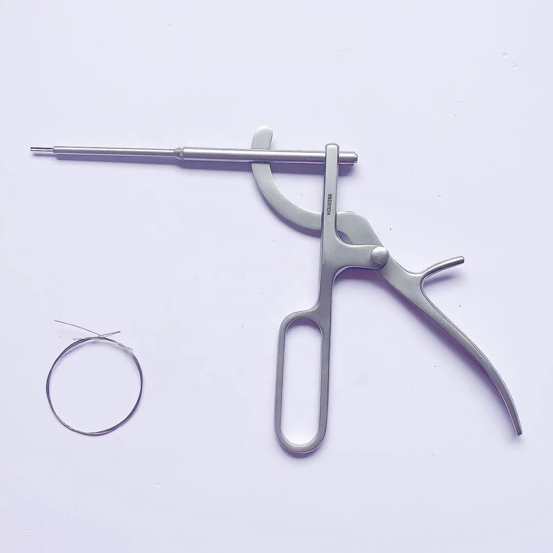 High Quality Tonsil Snare Wire-Steel Gun Otolaryngology Instrument Tonsil Instrument