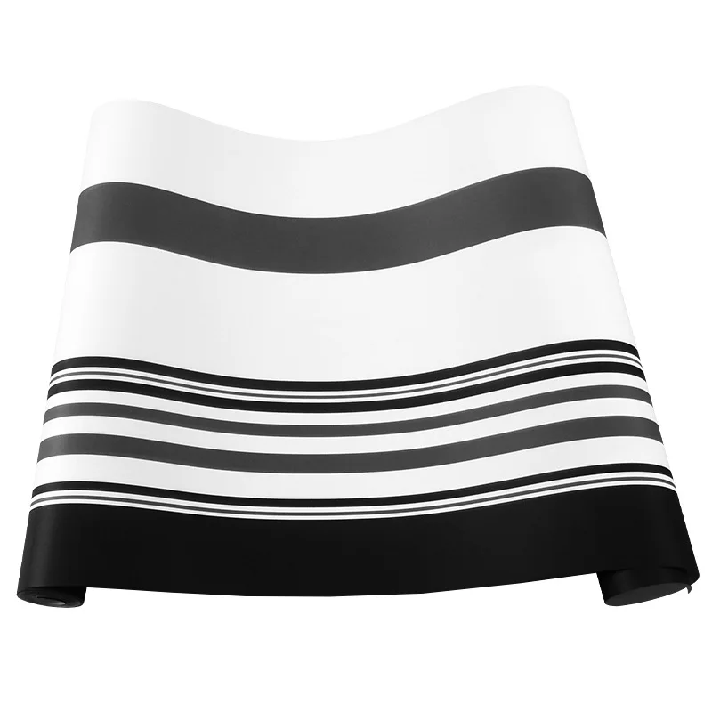 أسود أبيض رمادي ورق حائط ذاتي اللصق سميك غير منسوج ملصقات جدار للمنزل غرفة نوم غرفة المعيشة خلفية التلفزيون ذاتية اللصق #6