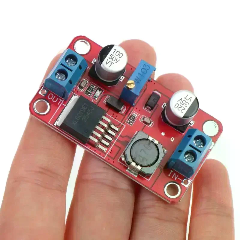 1Pcs 5A DC-DC Step Up Power Module Boost Volt Converter 3.3V-35V To XL6019 Adjustable Output Regulator