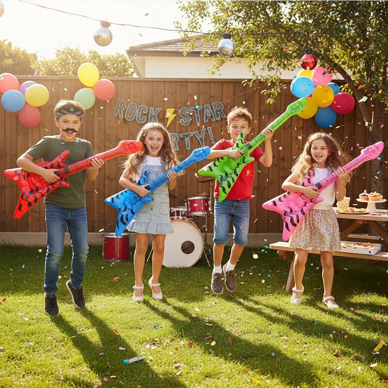 1pcs Inflatable Rock Instrumen - Musical Instrument Photo 评论和价格
