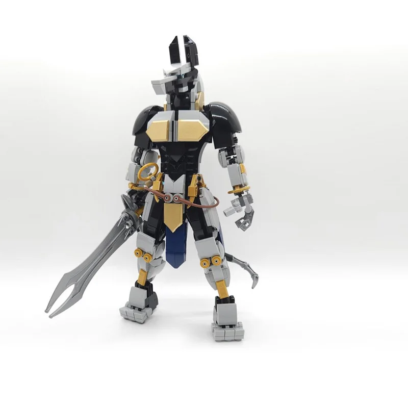 Classic Combat Mecha Model MOC Building Bricks War Equipment Modular Technology Gifts Holiday Assemble Children Toys Suit
