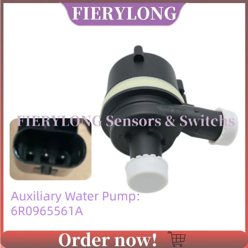 6R0965561A 6R0965561 Electric Auxiliary Water Pump For Volkswagen Polo Vento Skoda Fabia Roomster Seat Ibiza 706740100 986338402