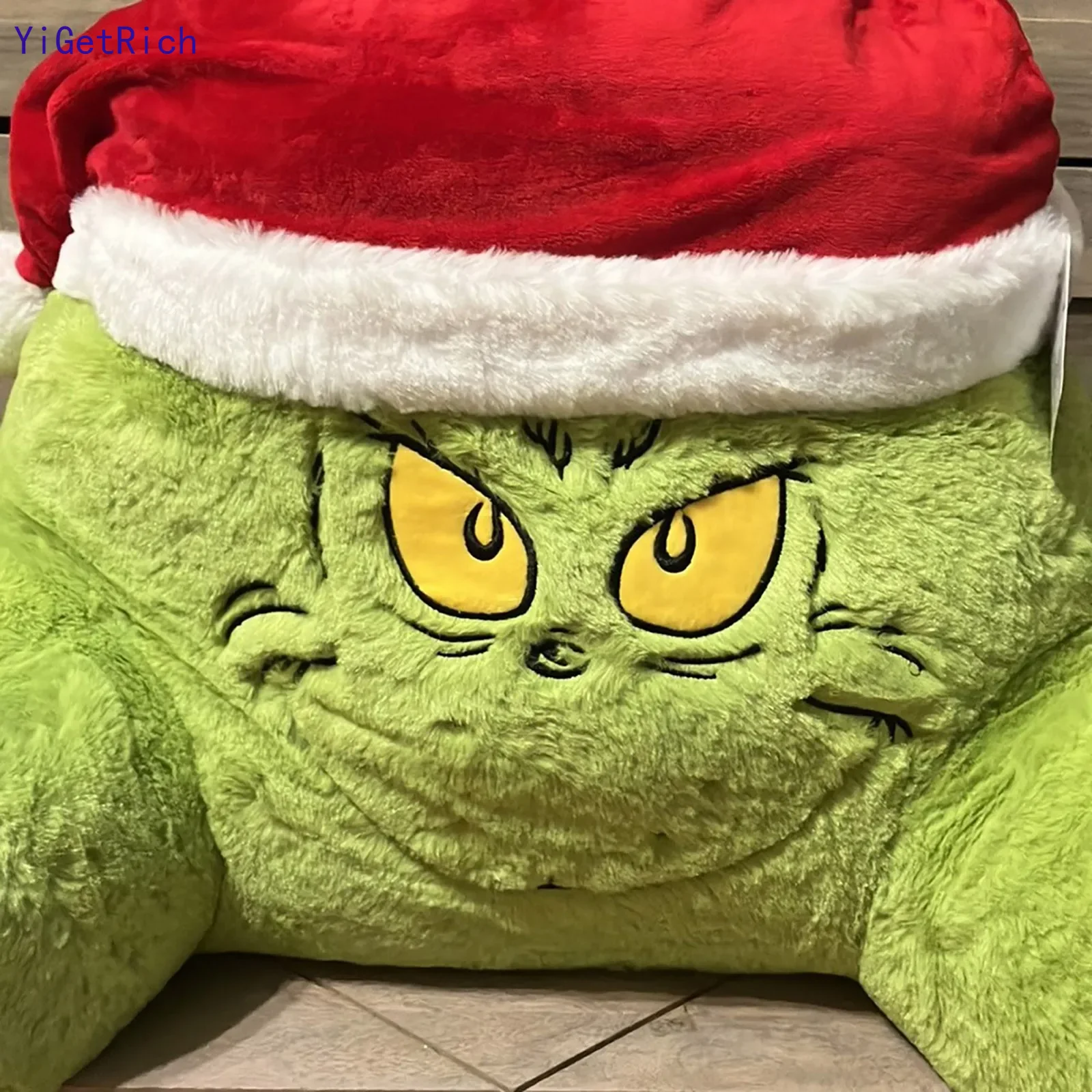 Christmas Plush Green Pillow Creative Gift Holiday Atmosphere Pillow Festival Decoration Ornament Christmas Gift 2024 New Yi