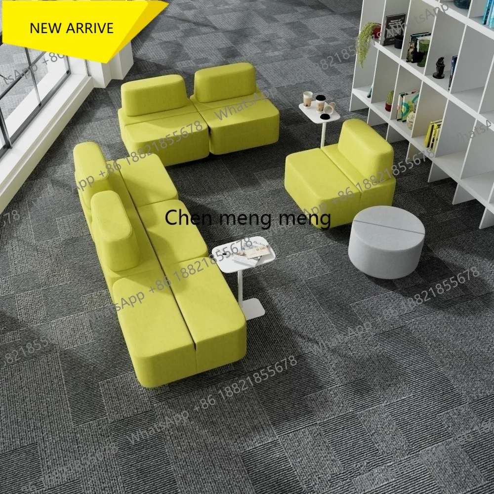 

G153 Modern Creative Office Sofa Designer Style Spliced Simple Portable Single Sofa Comfortable Rest Area Office Furniture