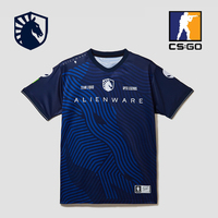 Team Liquid 2025 CS2 jersey CSGO esports team training uniforms major Twistzz custom t-shirts unisex loose gym sports tops