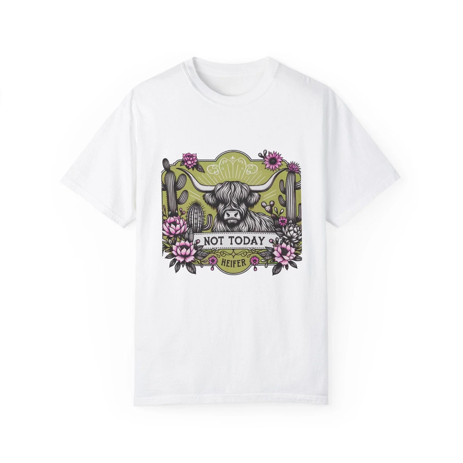 

Flower and Cow Graphic Printing Summer Luxury Brand Cotton Men's and Women's T-Shirts Short Sleeves Street Fashion Trend