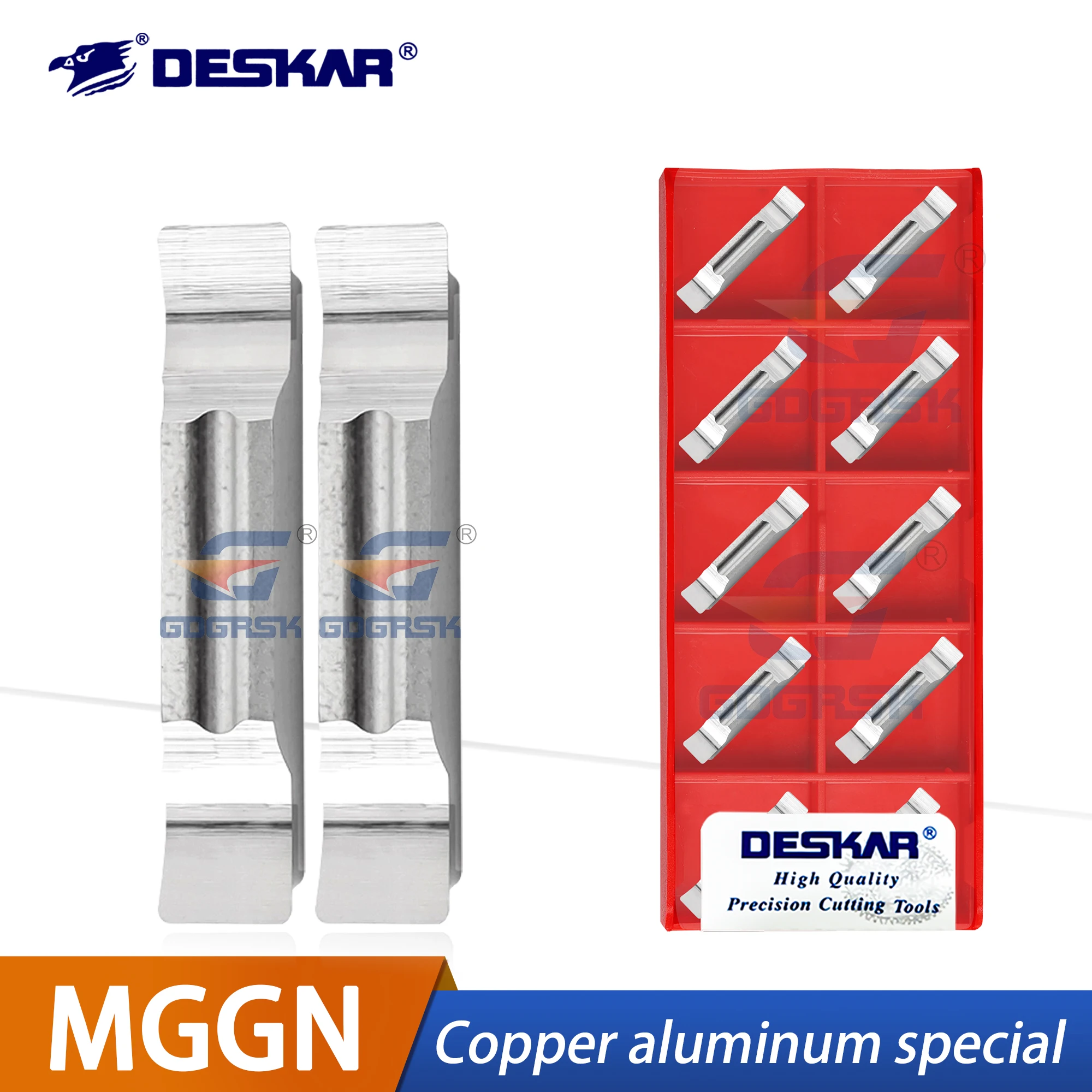 

DESKAR 100% Original Groove Aluminum Cutting Blade MGGN300-JM K10 Precision Grinding 200 300 400 500 Circular Arc Tool