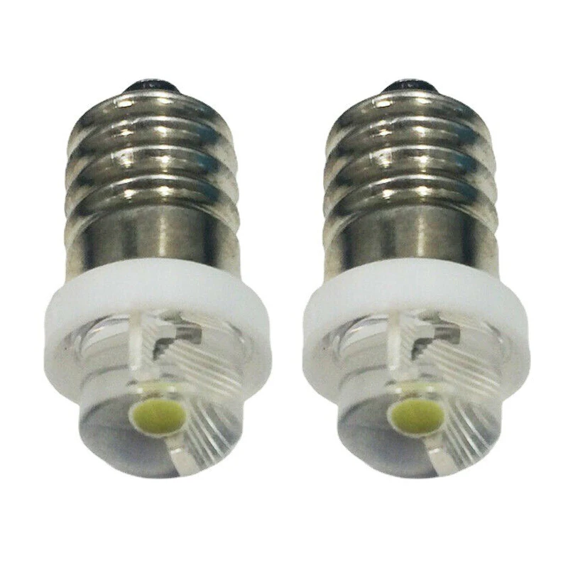 3/4.5/6V 0.5W Torch Bulb 6000K White LED E10 Socket Replacement Bulb for Torch Torch LED Bulb image 4