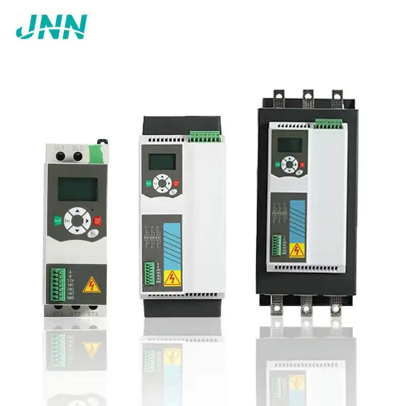 JNN 5.5 KW Online Soft Starter 3-Phase 220V/380V/440V Water Pump Motor Starter for 50/60Hz AC