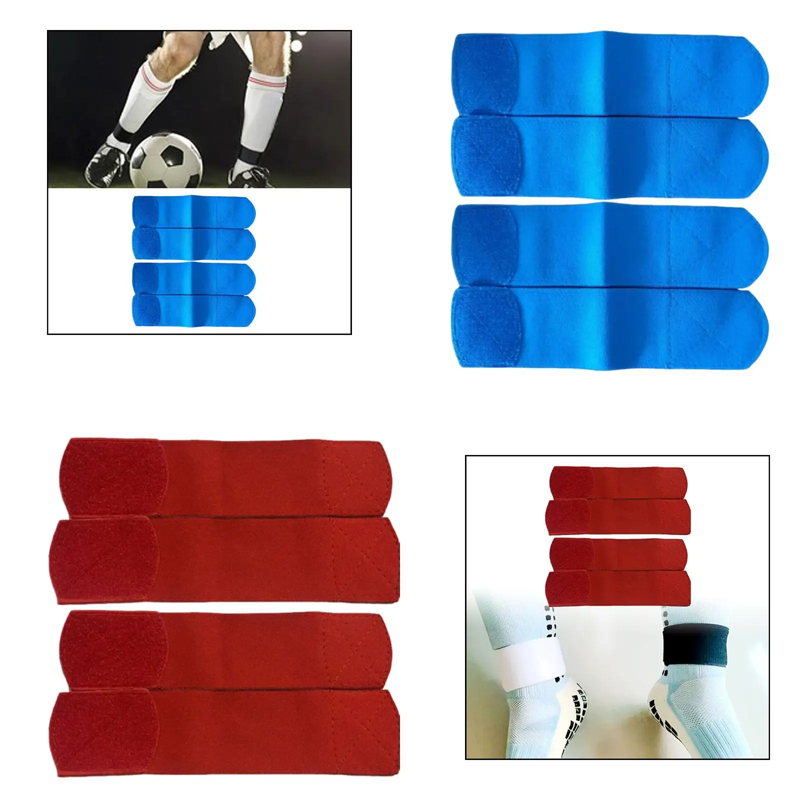 

4Pcs Shin Guard Holder Shin and Ankle Support Kit Comfortable Shin Protection