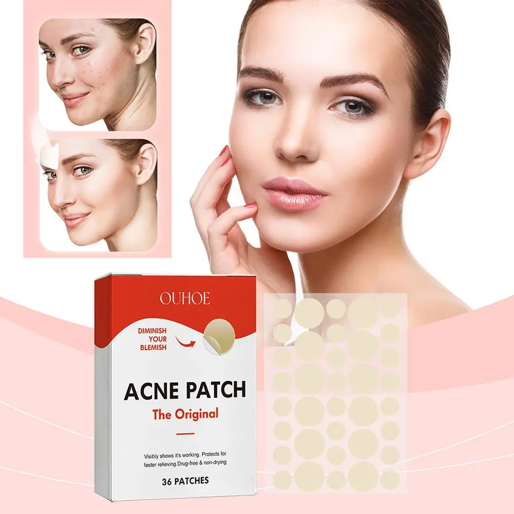 Patch invisibile per l'acne granuli Patch per l'acne strumento per la cura dell'acne Patch per la cura e Patch di bellezza marchio della pelle 36 Ac Q1m8