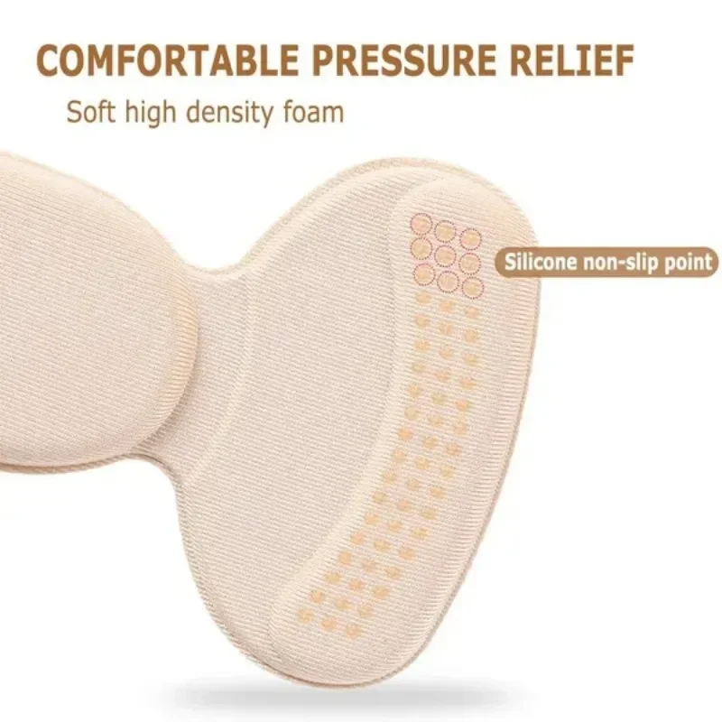 2 Pcs Shoe Heel Insoles Adjustable Anti-Wear Foot Pads Sports Shoes Heel Protectors Inserts for Comfort and Support